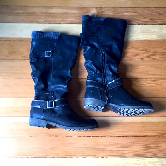 Jolly pop size 10 black boots - Picture 1 of 1